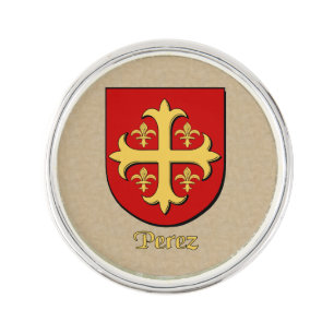 Perez Historical Shield Pin