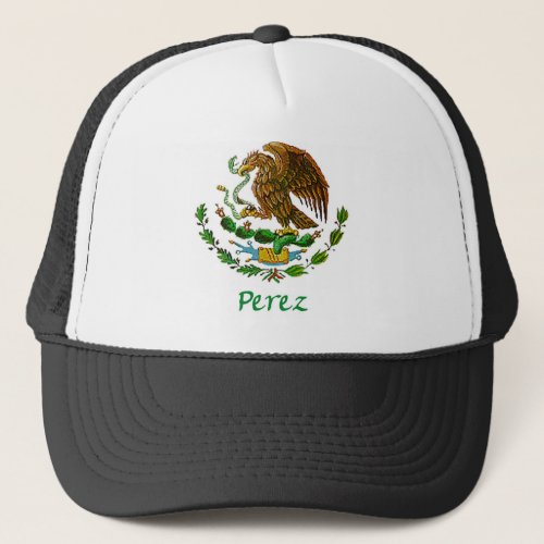 Perez Mexican National Seal Trucker Hat