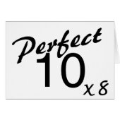 Perfect 10 x8 (Front Horizontal)
