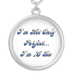 Perfect 16 silver plated necklace