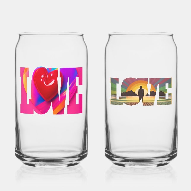 Perfect accessories love and life glasses (Front)