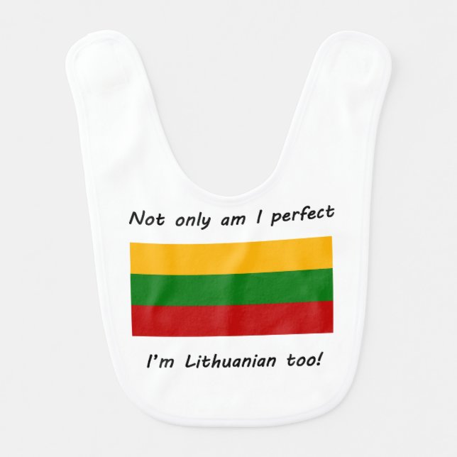 Perfect And Lithuanian Bib (Front)