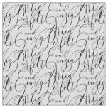 perfect and unique black handwriting fabric