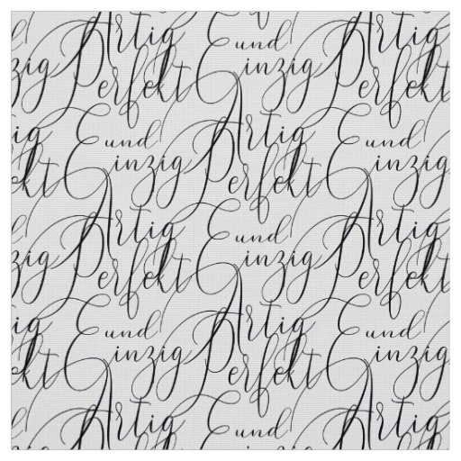 perfect and unique black handwriting fabric