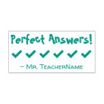 [ Thumbnail: "Perfect Answers!" Grading Rubber Stamp ]