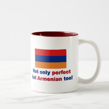 Perfect Armenian Two-tone Coffee Mug by worldshop at Zazzle