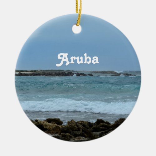 Perfect Aruba Ceramic Ornament