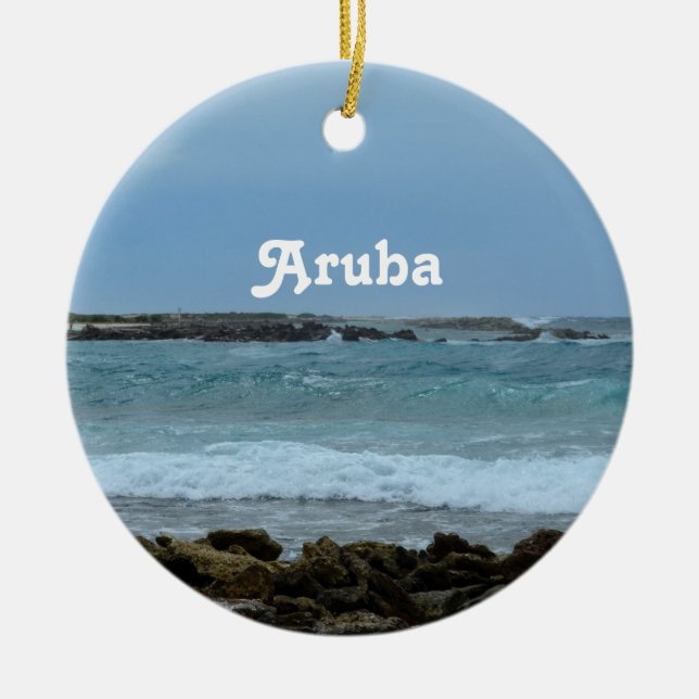 Perfect Aruba Ceramic Ornament (Front)
