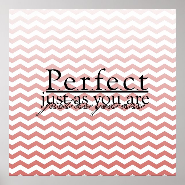 Perfect as you Are Poster (Front)