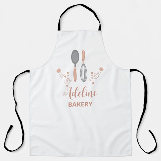 Perfect Baker Gift for Birthdays, Personalized Apron (Front)