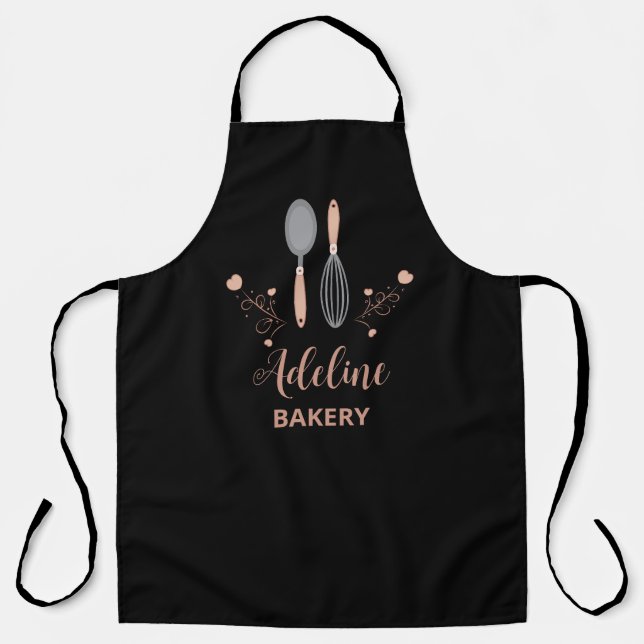 Perfect Baker Gift for Birthdays, Personalized Apron (Front)