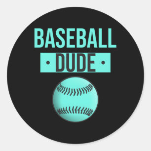 Perfect Baseball Dude Perfect Dude Merchandise Dud Classic Round Sticker