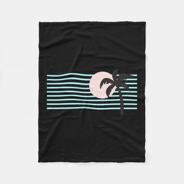 Perfect Beach Fleece Blanket (Front)