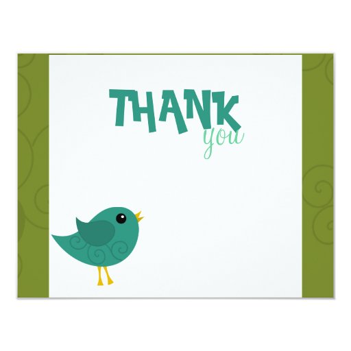 Perfect Bird Thank You Note Invitation | Zazzle