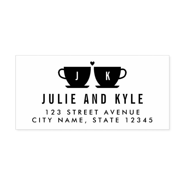 Perfect Blend Personalized Rubber Stamp (Design)