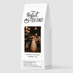 Perfect Blend Script Casual Handwritten Wedding Roasted Coffee