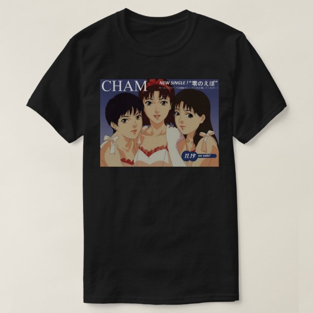 Perfect Blue Cham Poster Sticker T-Shirt (Design Front)