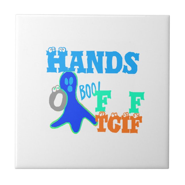 Perfect Boo! TGIF Thanks God Its Friday Hakuna Mat Ceramic Tile (Front)