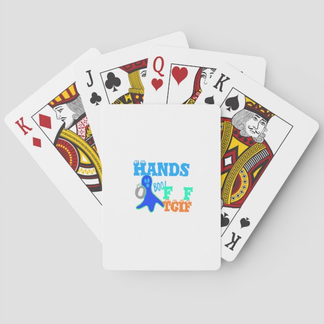 Perfect Boo! TGIF Thanks God Its Friday Hakuna Mat Poker Cards (Back)
