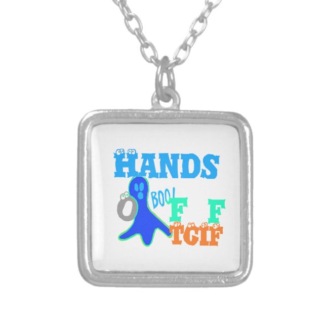 Perfect Boo! TGIF Thanks God Its Friday Hakuna Mat Silver Plated Necklace (Front)