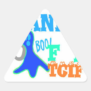 Perfect Boo! TGIF Thanks God Its Friday Hakuna Mat Triangle Sticker
