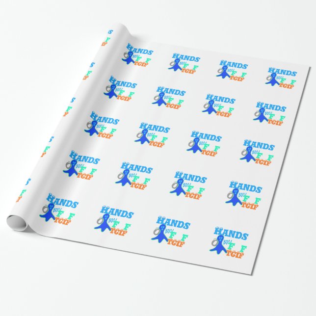 Perfect Boo! TGIF Thanks God Its Friday Hakuna Mat Wrapping Paper (Unrolled)