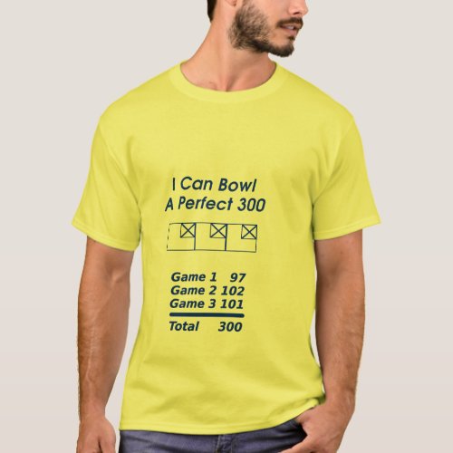 Perfect Bowling Score T_Shirt