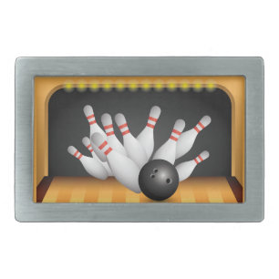 Perfect Bowling Strike Belt Buckle