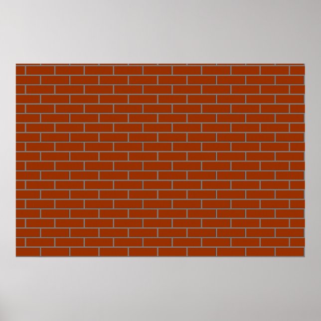 perfect brick wall poster (Front)