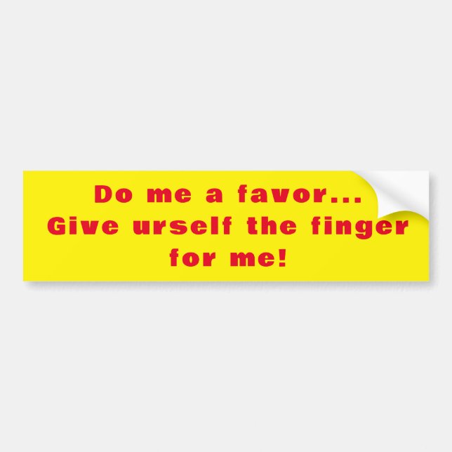 PERFECT BUMPER STICKER (Front)