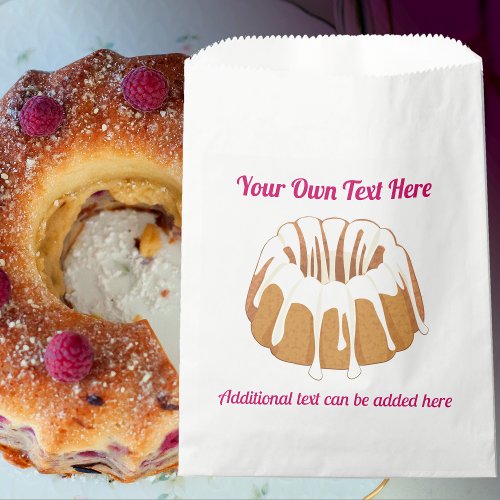 Perfect Bundt with Drizzled Glaze _ Guglhupf Cake Favor Bag