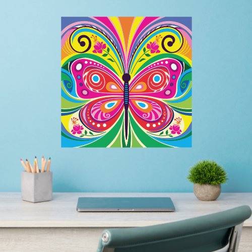 Perfect Butterfly Symmetry Wall Decal