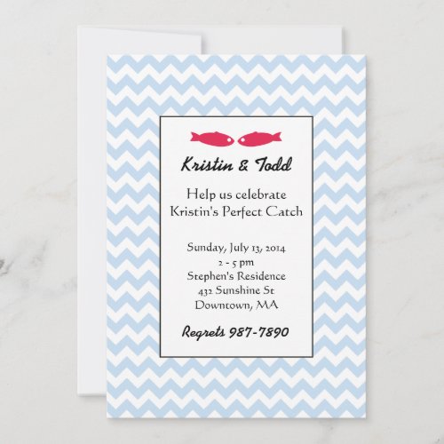 Perfect Catch Bridal Shower Invitations