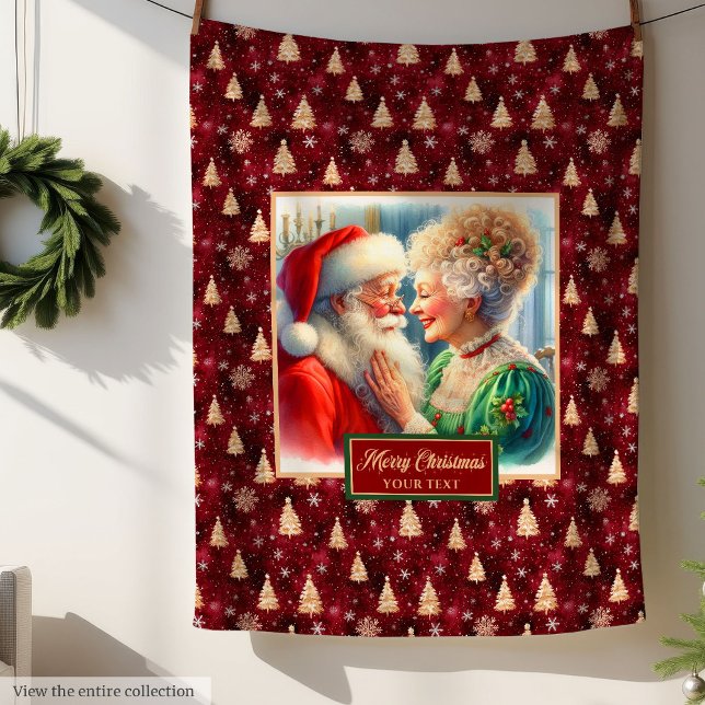 Perfect Christmas Blanket Mr & Mrs Claus Holiday  (Perfect Christmas Blanket Mr & Mrs Claus Holiday Gift)