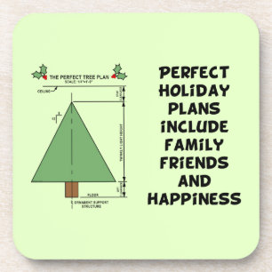 Perfect Christmas Tree Beverage Coaster