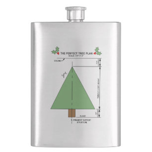 Perfect Christmas Tree Flask