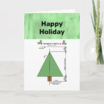 Perfect Christmas Tree Holiday Card