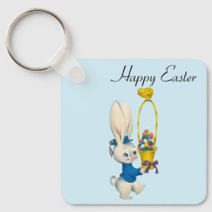 Perfect, Cool Happy Easter, Bunny Keychain