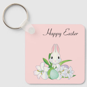 Perfect, Cool Happy Easter, Bunny Keychain