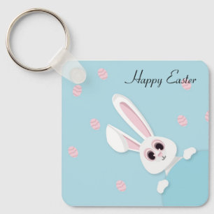 Perfect, Cool Happy Easter, Bunny Keychain