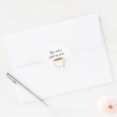 Perfect Cup of Tea Classic Round Sticker (Envelope)