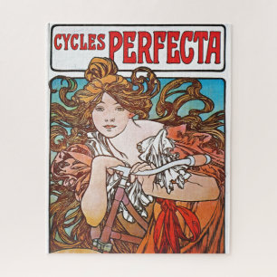 Perfect Cycles Alphonse Mucha Art Nouveau Jigsaw Puzzle