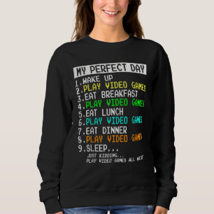Perfect Day Gamer Gifts for Teen Boys - Video Game Sweatshirt