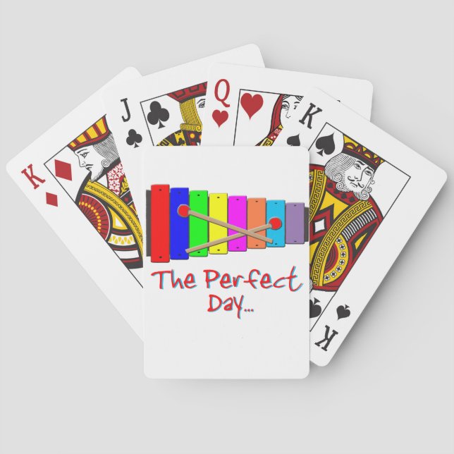 Perfect Day Xylophone Poker Cards (Back)