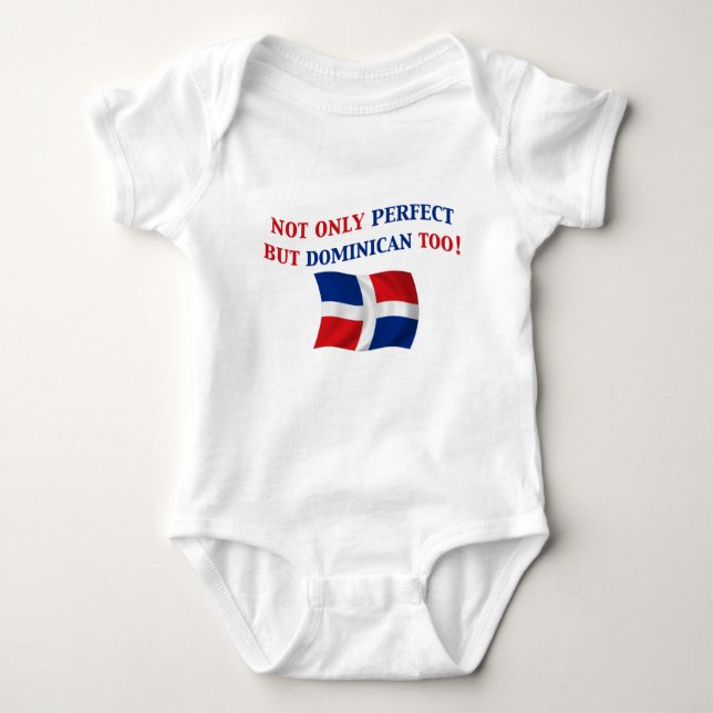 Perfect Dominican Baby Bodysuit (Front)