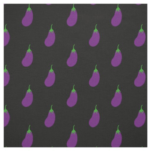 Perfect Eggplants Fabric