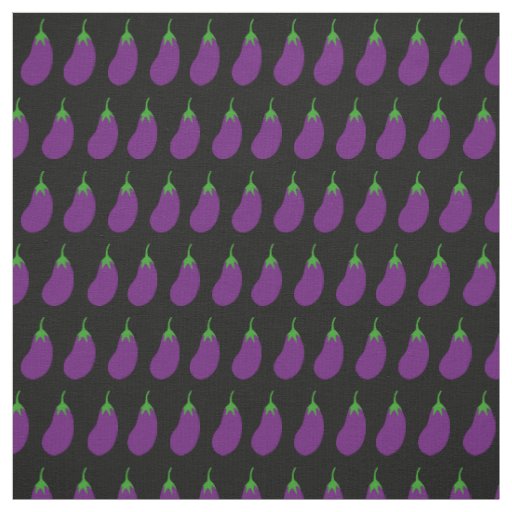 Perfect Eggplants Fabric