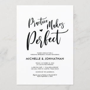 Perfect Elegant Wedding Rehearsal Dinner Invites