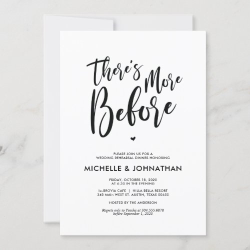 Perfect Elegant Wedding Rehearsal Dinner Invites