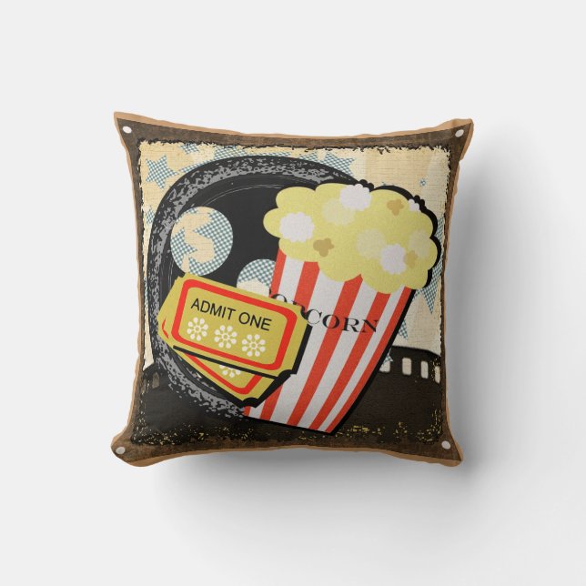 Perfect Entertainment Room Decor - Throw Pillow (Front)